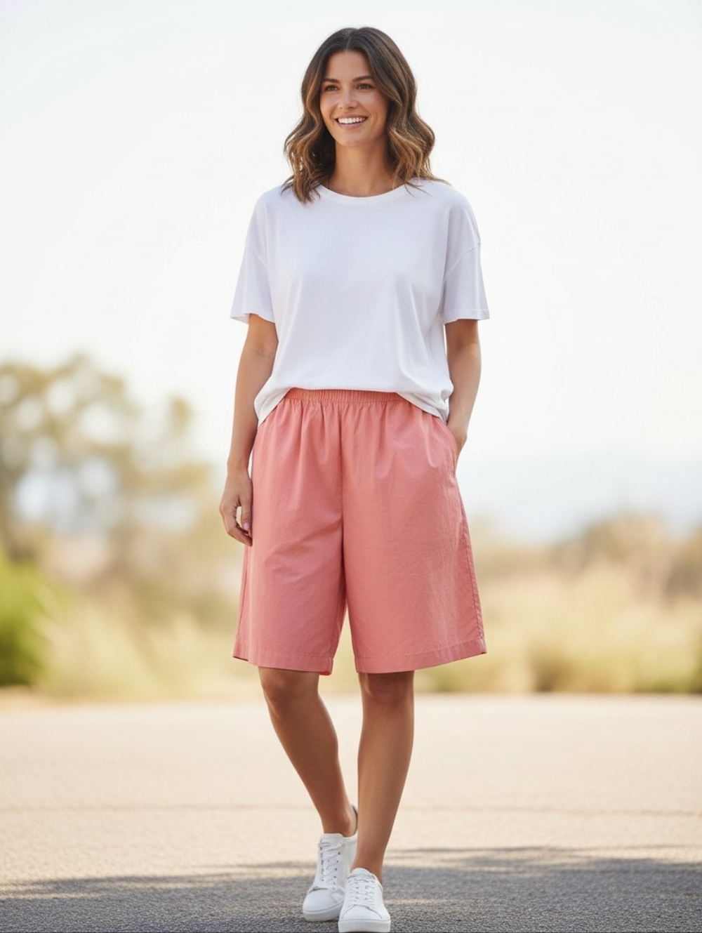 Vintage Shorts Susan Christopher 80s Ultra High Waist Wide Leg Preppy NWT
